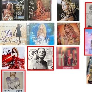 **ISO RARE TAYLOR SWIFT SIGNED AUTOGRAPHED ITEMS**